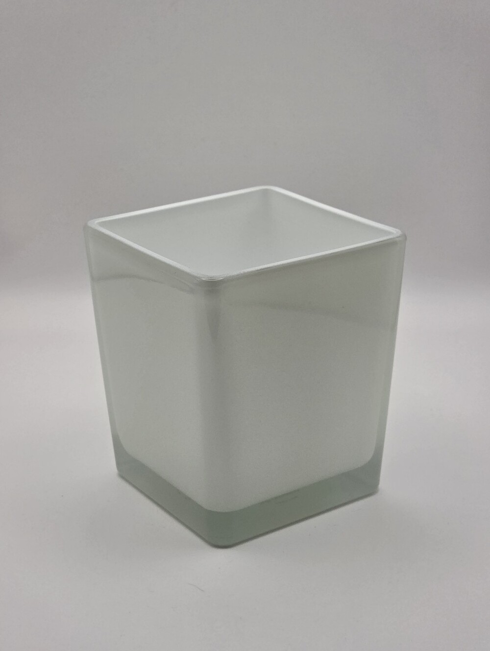 Vintage teleflora white square vase